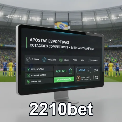 Ilustração de Explore as Apostas Esportivas na 2210bet com Odds Altas
