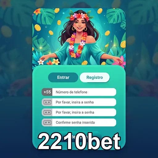 Ilustração de Experimente a Diversão dos Jogos Online na 2210bet