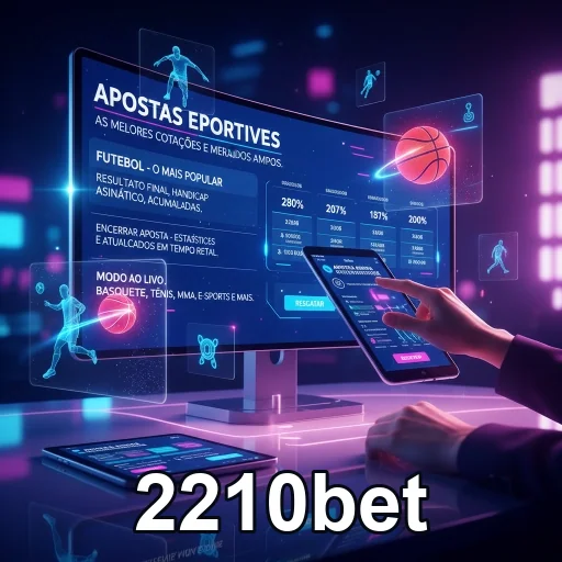 Ilustração de Acesse o 2210bet com login rápido e seguro